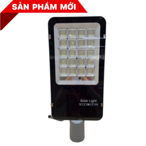 Bộ Đèn Đường Led Solar Năng Lượng Mặt Trời 300W 400W Siêu Sáng ECO SCD03 6500K (Ánh Sáng Trắng, Thân Nhôm, IP65, tấm pin rời)