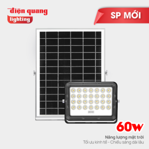 Bộ Đèn LED Pha Solar ECO Năng Lượng Mặt Trời Ánh Sáng Trắng LEDSL01-SL03 6500K V02-V03