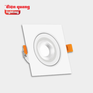 Bộ đèn LED downlight vuông Điện Quang ĐQ LRD11 Ánh sáng trắng