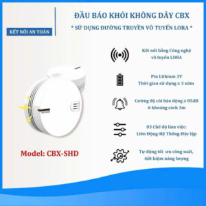 ĐẦU BÁO KHÓI KHÔNG DÂY CBX – SHD