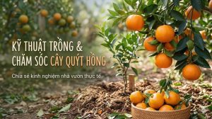Kỹ thuật trồng và chăm sóc quýt hồng theo hướng hữu cơ