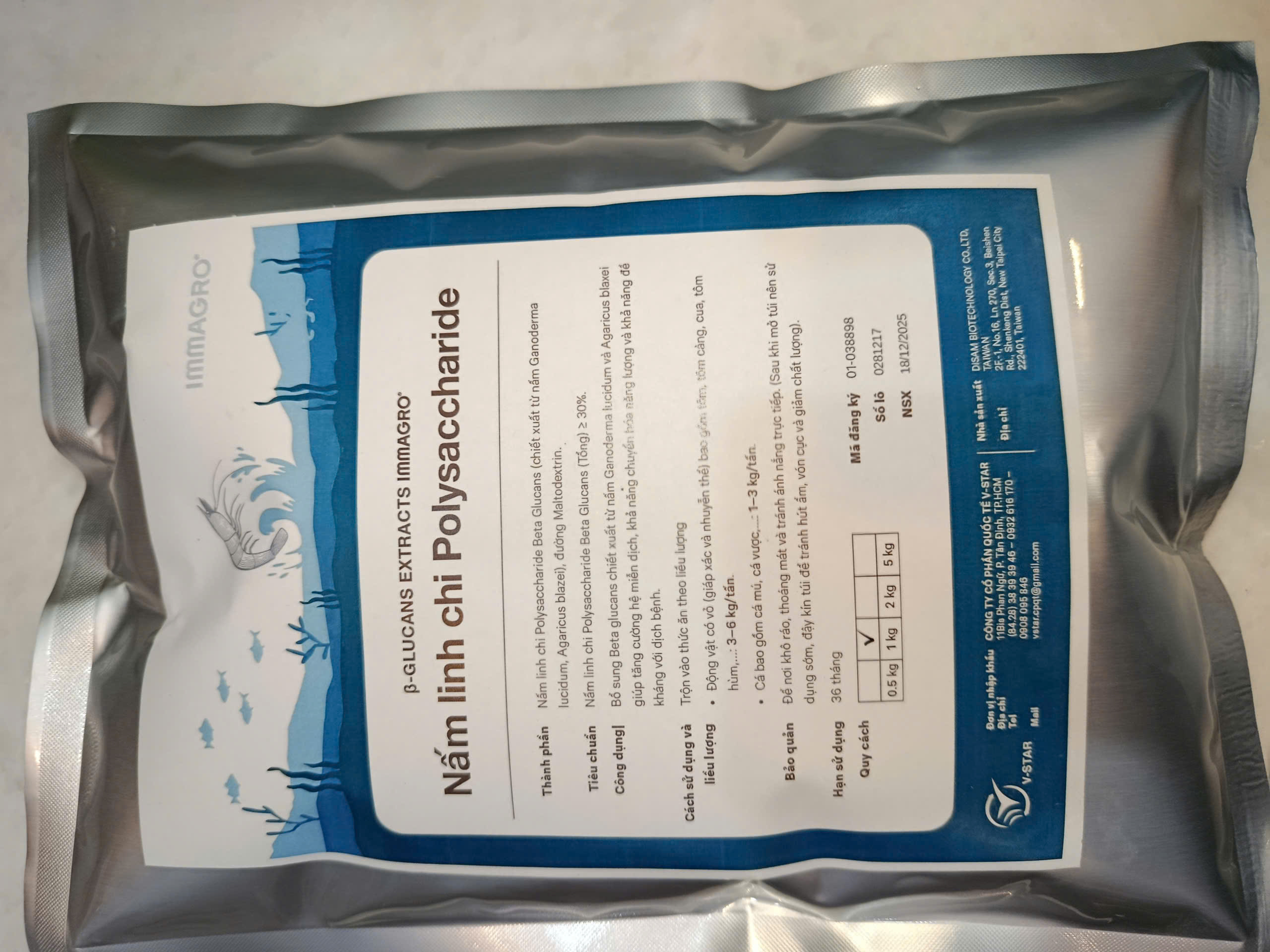 β-GLUCANS EXTRACTS - IMMAGRO® (Nấm linh chi Polysaccharide) - Ảnh 2